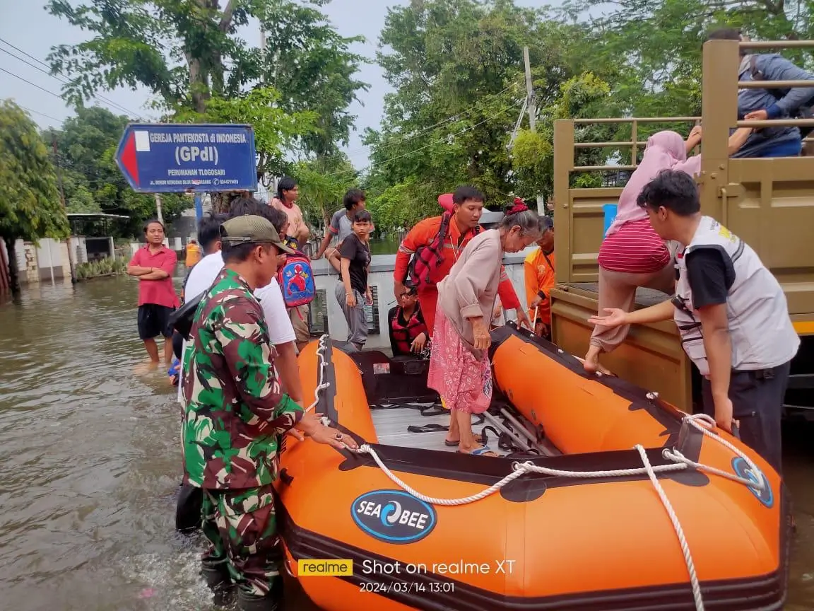 Cuaca Ekstrem Melanda, Sejumlah Wilayah Pantura Jawa Tengah Terdampak Bancana Hidrometeorologi